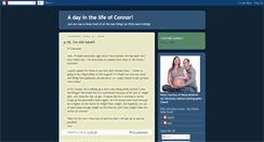 Desktop Screenshot of mybabyconnor.blogspot.com