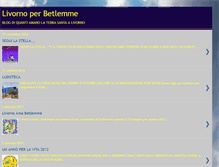 Tablet Screenshot of livornoperbetlemme.blogspot.com