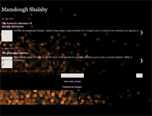 Tablet Screenshot of mamdoughshalaby.blogspot.com