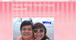 Desktop Screenshot of hubbywifeyfamilyhappymoments.blogspot.com