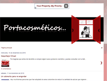 Tablet Screenshot of portacosmeticos.blogspot.com