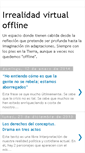 Mobile Screenshot of irrealidadvirtual-offline.blogspot.com