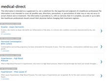 Tablet Screenshot of medical-direct.blogspot.com