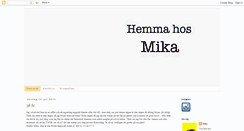 Desktop Screenshot of hemmahosmika.blogspot.com