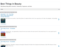 Tablet Screenshot of bestthingsinbeauty.blogspot.com