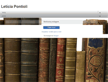 Tablet Screenshot of leticiapontioli.blogspot.com