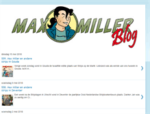 Tablet Screenshot of maxmillercomics.blogspot.com