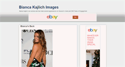 Desktop Screenshot of bianca-kajlich-images.blogspot.com