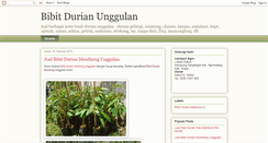 Desktop Screenshot of bibitdurianunggulan.blogspot.com