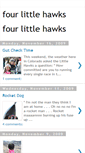 Mobile Screenshot of myfourlittlehawks.blogspot.com