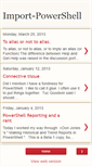 Mobile Screenshot of import-powershell.blogspot.com