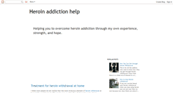 Desktop Screenshot of heroinaddictionhelp.blogspot.com