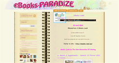 Desktop Screenshot of ebooks-paradize.blogspot.com
