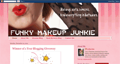 Desktop Screenshot of funkymakeupjunkie.blogspot.com