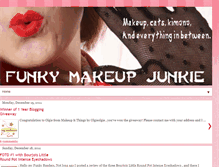 Tablet Screenshot of funkymakeupjunkie.blogspot.com