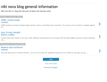 Tablet Screenshot of nikinova.blogspot.com
