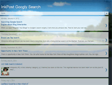 Tablet Screenshot of inkpostgooglysearch.blogspot.com