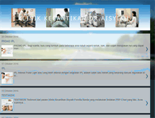 Tablet Screenshot of klinik-kecantikan.blogspot.com