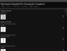 Tablet Screenshot of kazybridscharactercreation.blogspot.com