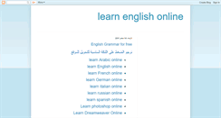 Desktop Screenshot of learnenglish-freeonline.blogspot.com