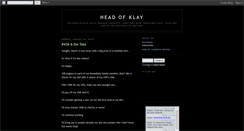 Desktop Screenshot of klayhead.blogspot.com