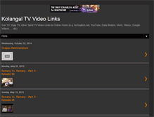 Tablet Screenshot of kolangaltv.blogspot.com