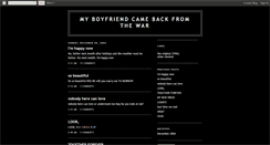 Desktop Screenshot of myboyfriendcamebackfromthewar.blogspot.com