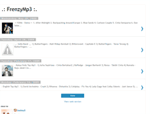 Tablet Screenshot of frenzymp3.blogspot.com