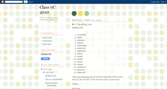 Desktop Screenshot of esps6c2010.blogspot.com