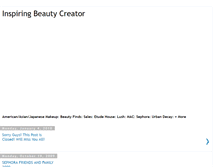 Tablet Screenshot of inspiringbeautycreator.blogspot.com