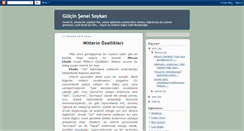 Desktop Screenshot of gulcinsenel.blogspot.com