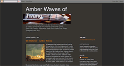 Desktop Screenshot of amberwavesoftwang.blogspot.com