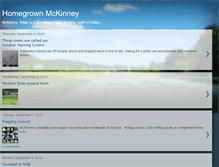 Tablet Screenshot of homegrownmckinney.blogspot.com
