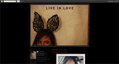 Desktop Screenshot of liveinloveforlife.blogspot.com