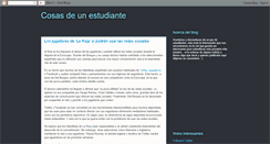 Desktop Screenshot of cosasdeunestudiante.blogspot.com