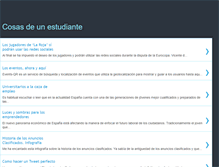 Tablet Screenshot of cosasdeunestudiante.blogspot.com