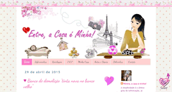Desktop Screenshot of entreacasaeminha.blogspot.com