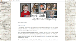 Desktop Screenshot of boykinblurbs.blogspot.com