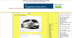 Desktop Screenshot of mara-lancia-autotwenty-firstcentury.blogspot.com