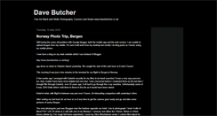 Desktop Screenshot of dave-butcher.blogspot.com