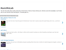 Tablet Screenshot of musicmixlab.blogspot.com