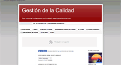 Desktop Screenshot of calidad-actual.blogspot.com