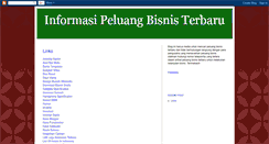 Desktop Screenshot of peluang-bisnisterbaru.blogspot.com