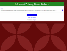 Tablet Screenshot of peluang-bisnisterbaru.blogspot.com