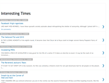 Tablet Screenshot of gerald-b-interesting-times.blogspot.com