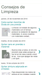 Mobile Screenshot of consejosdelimpieza.blogspot.com