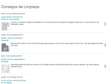 Tablet Screenshot of consejosdelimpieza.blogspot.com