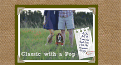 Desktop Screenshot of classicwithapop.blogspot.com