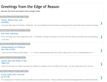 Tablet Screenshot of greetingsfromtheedgeofreason.blogspot.com