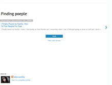 Tablet Screenshot of findandsearchpeopleforfree.blogspot.com